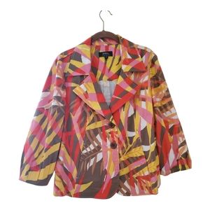 Tribal Women's Colorful Jacket,Blazer size 14